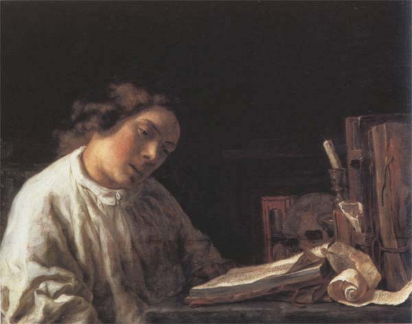 Self-Portrait at the Age of Seventeen,wtih Still Life